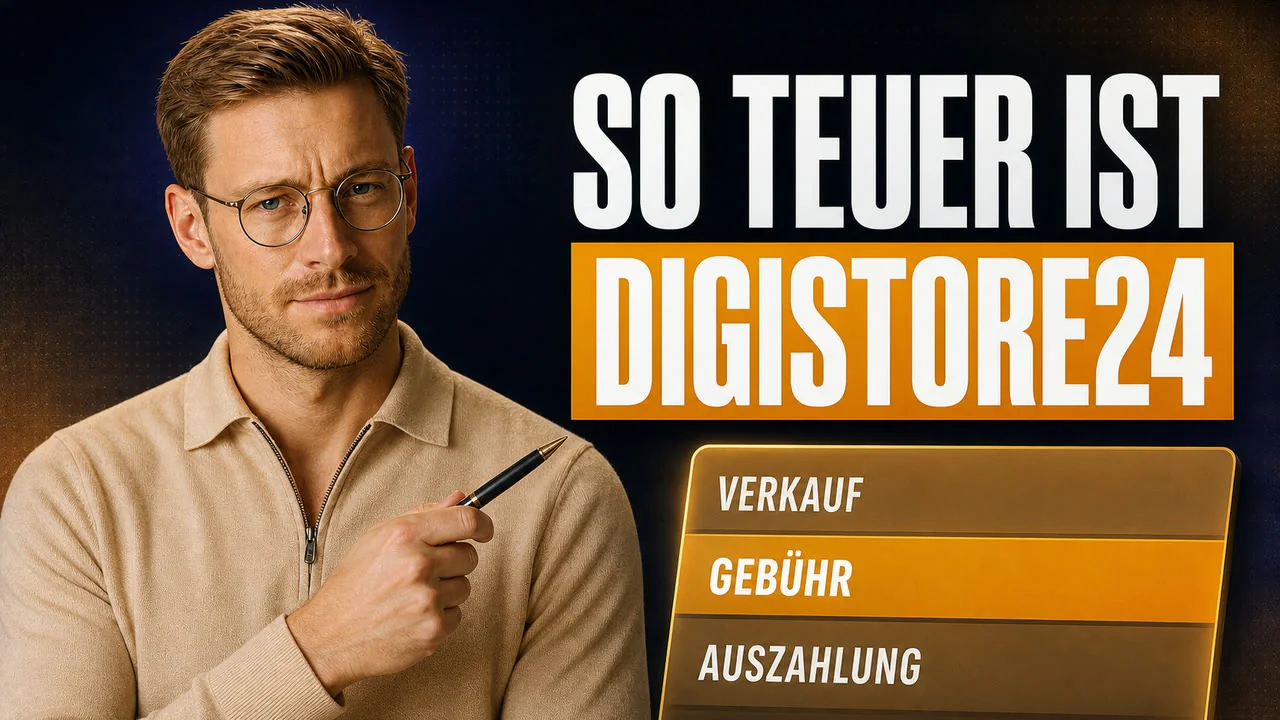 CloserCart Ratgeber: Samuel zeigt die Digistore24 Kosten für Verkauf, Gebühr und Auszahlung