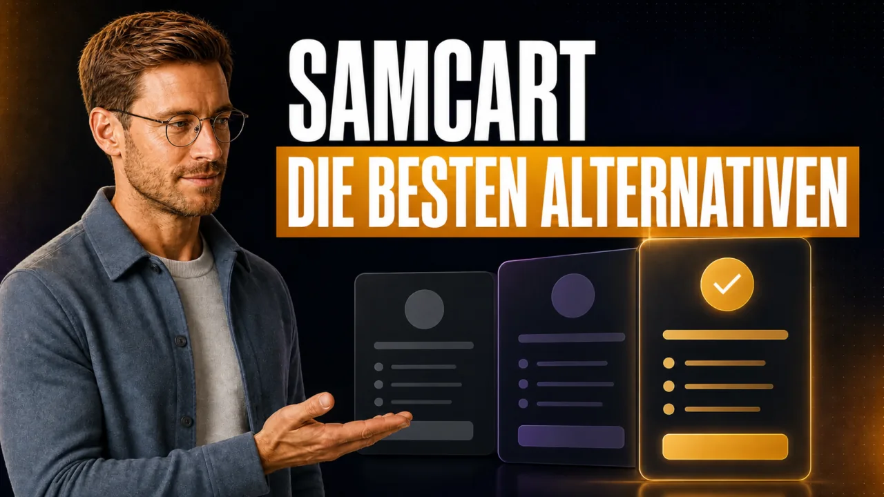 CloserCart Ratgeber-Thumbnail: SamCart Alternativen: Die besten Checkout-Plattformen