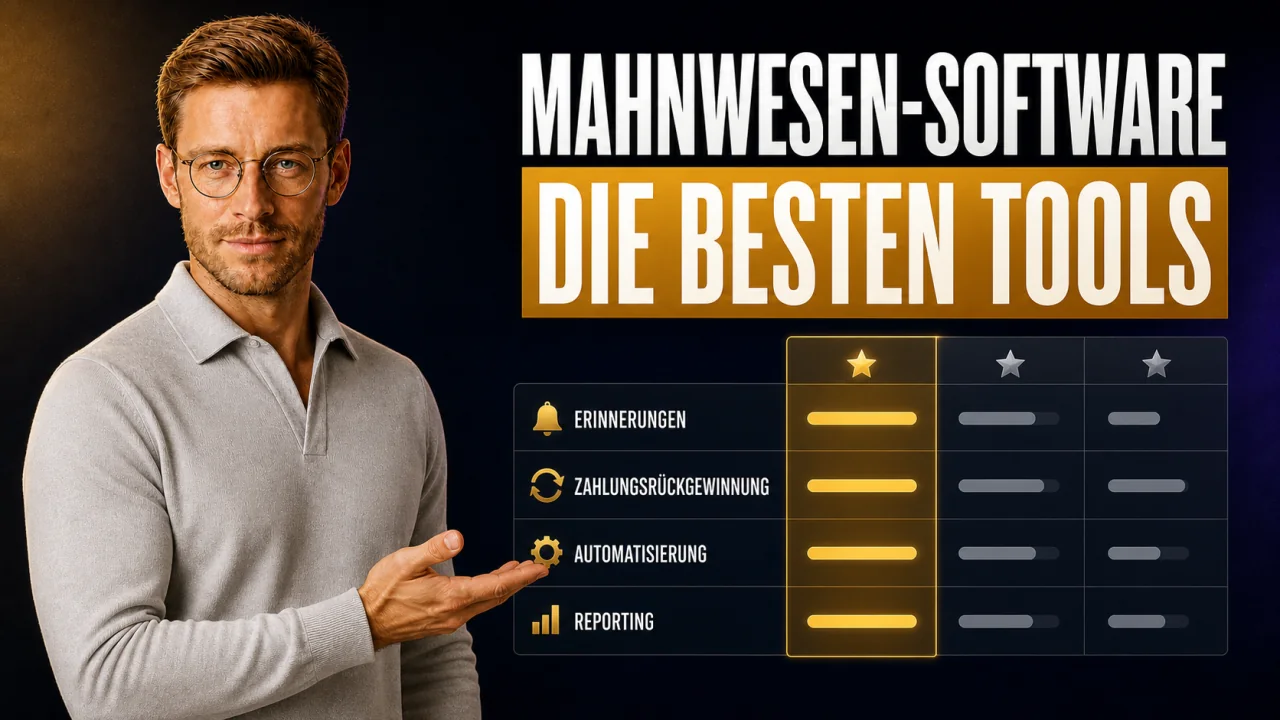 CloserCart Ratgeber-Thumbnail: Mahnwesen-Software: Die besten Tools im Vergleich