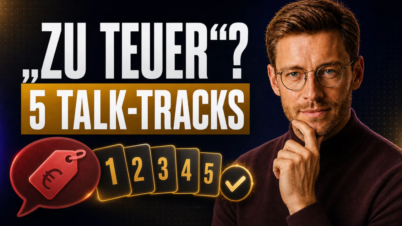 CloserCart Ratgeber-Thumbnail: Einwandbehandlung bei zu teuer