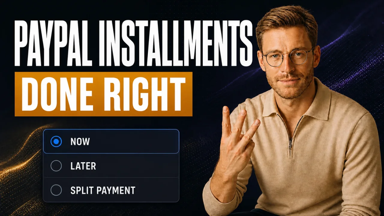 CloserCart guide: Samuel shows three ways to offer PayPal installments
