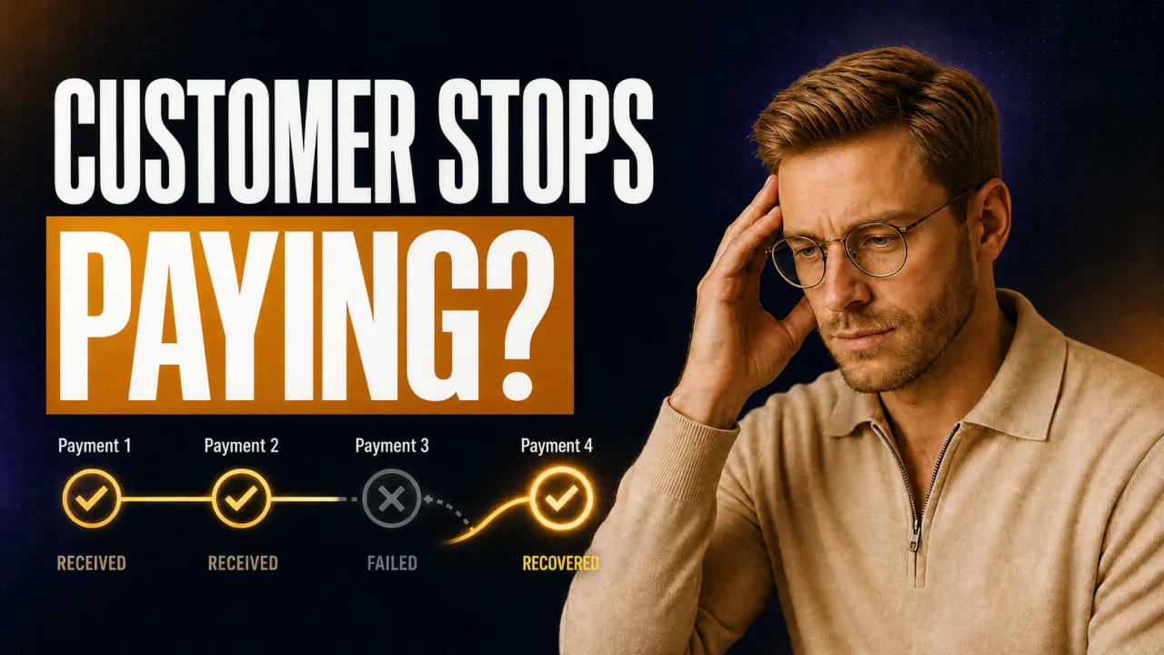 CloserCart guide: Samuel shows solutions for when a customer stops paying their installments
