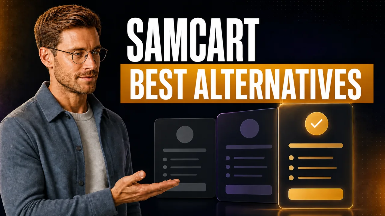 CloserCart guide thumbnail: SamCart Alternatives: The Best Checkout Platforms Compared