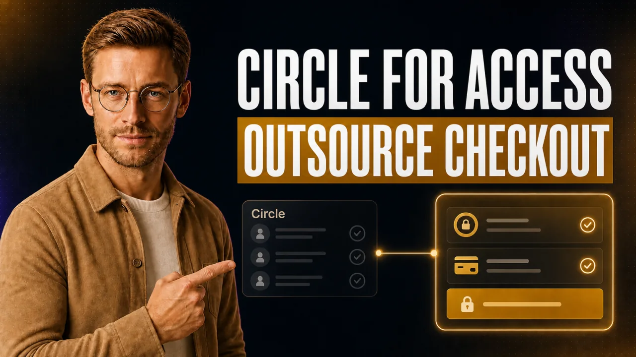 CloserCart guide thumbnail: Circle Paywalls: Sell Access, Outsource the Checkout