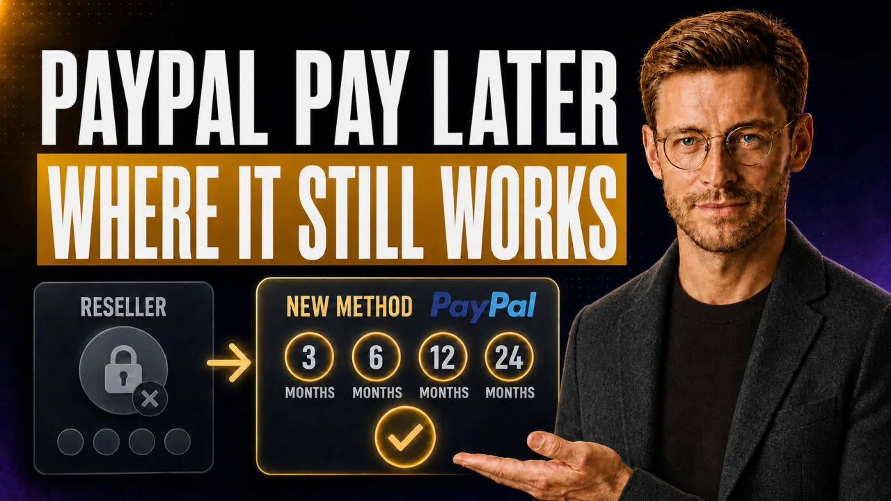 CloserCart guide thumbnail: PayPal Pay Later moves from a locked reseller platform to the new method in your own checkout
