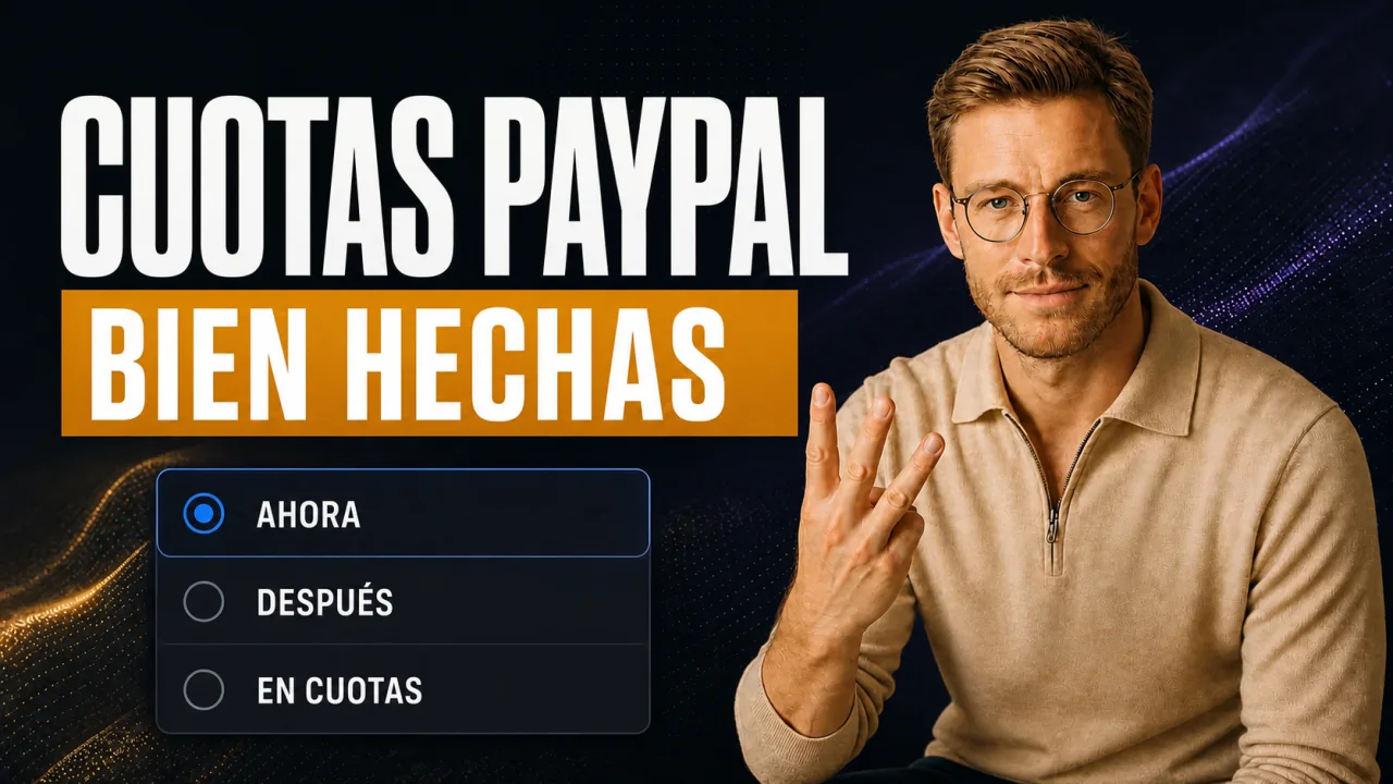 Guía de CloserCart: Samuel muestra tres formas de ofrecer pago a plazos con PayPal
