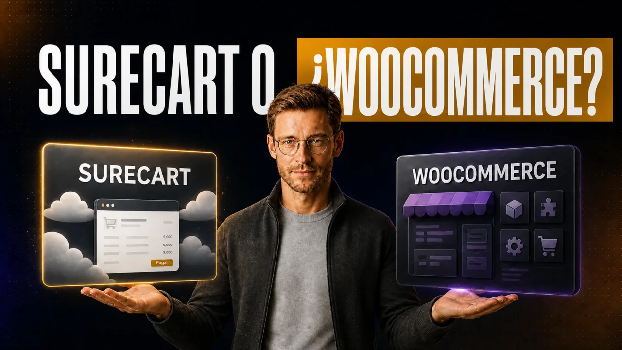 Miniatura de la guía de CloserCart: SureCart vs WooCommerce: qué encaja de verdad para coaches