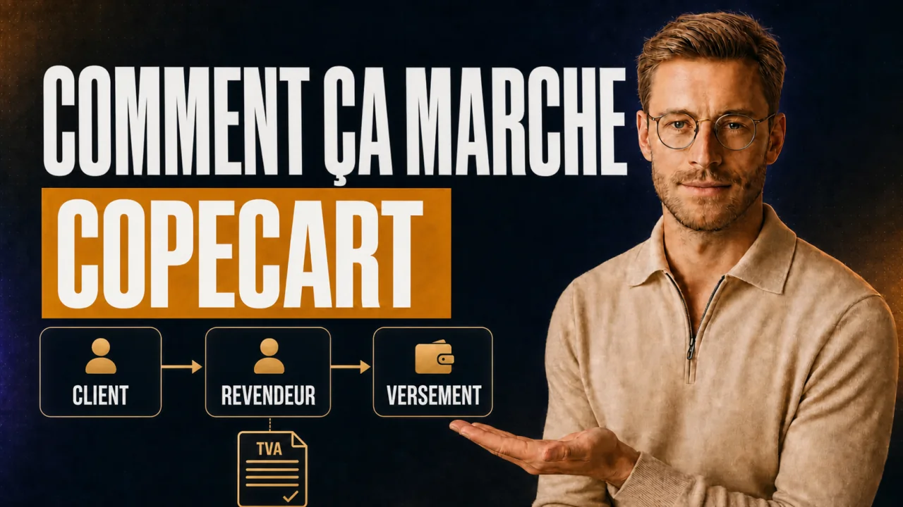 Guide CloserCart : Samuel explique comment CopeCart fonctionne en tant que checkout revendeur, du client jusqu'au versement