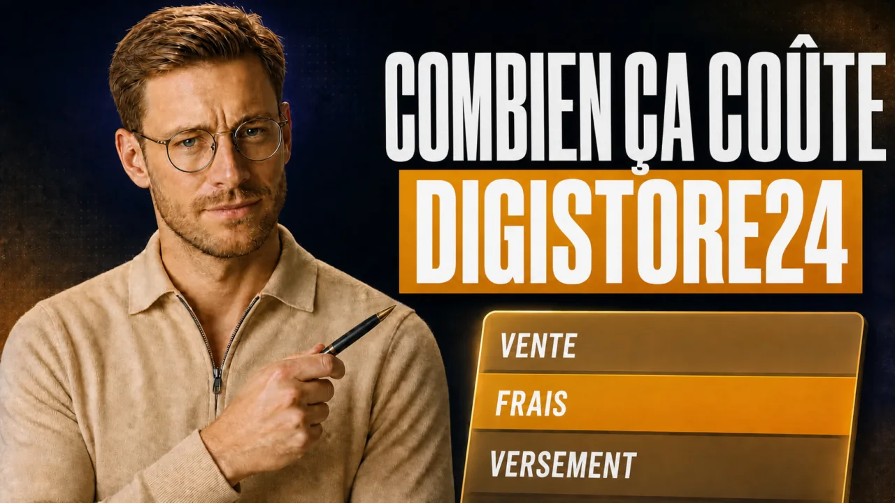 Guide CloserCart : Samuel détaille les tarifs Digistore24 pour la vente, la commission et le versement