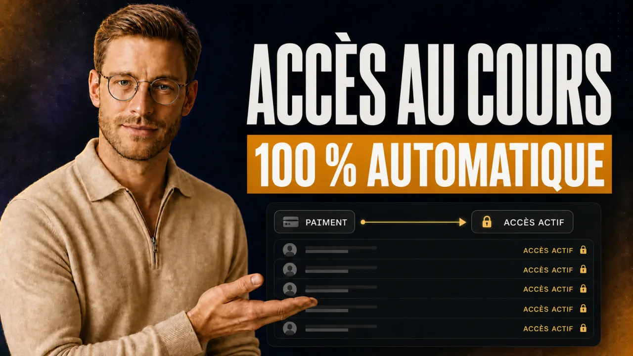 Guide CloserCart : Samuel montre comment les accès Circle se débloquent automatiquement après l'achat
