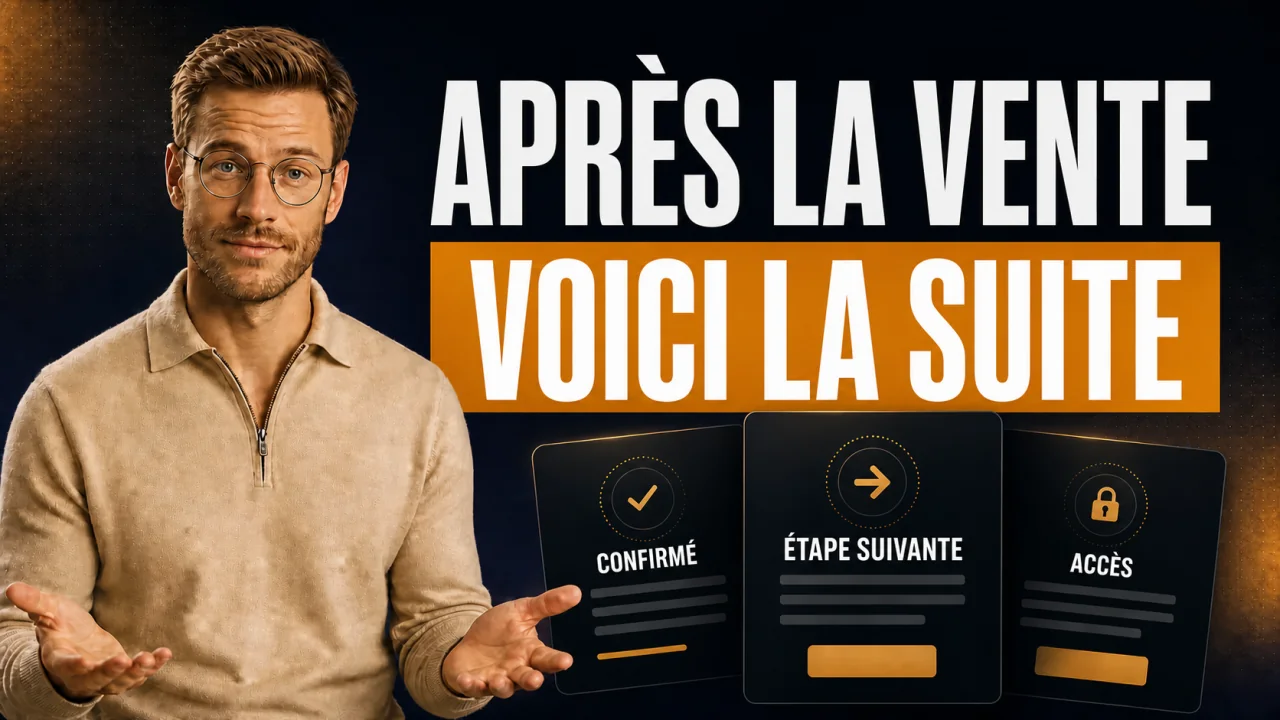 Guide CloserCart : Samuel présente trois étapes pour créer une page de remerciement