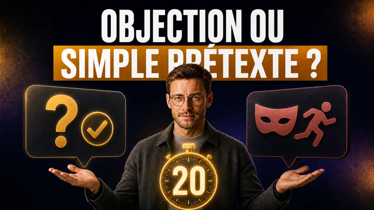 Miniature du guide CloserCart : Distinguer objection ou prétexte en 20 secondes