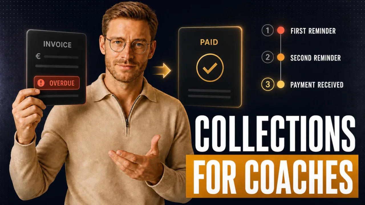 CloserCart guide: Samuel walks through the dunning process from an overdue invoice to payment received