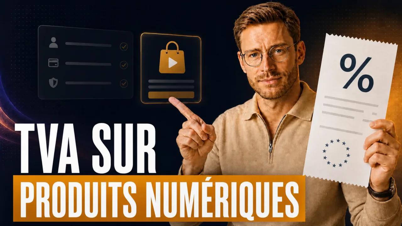 Guide fiscal CloserCart : Samuel explique la TVA sur les produits numériques, avec facture et contexte européen